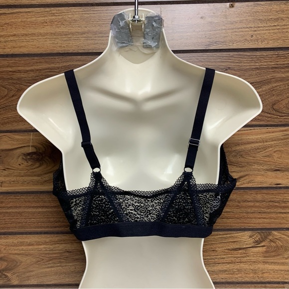 Maidenform black pullover bra adjustable straps removable cups XL NWT - Picture 7 of 7